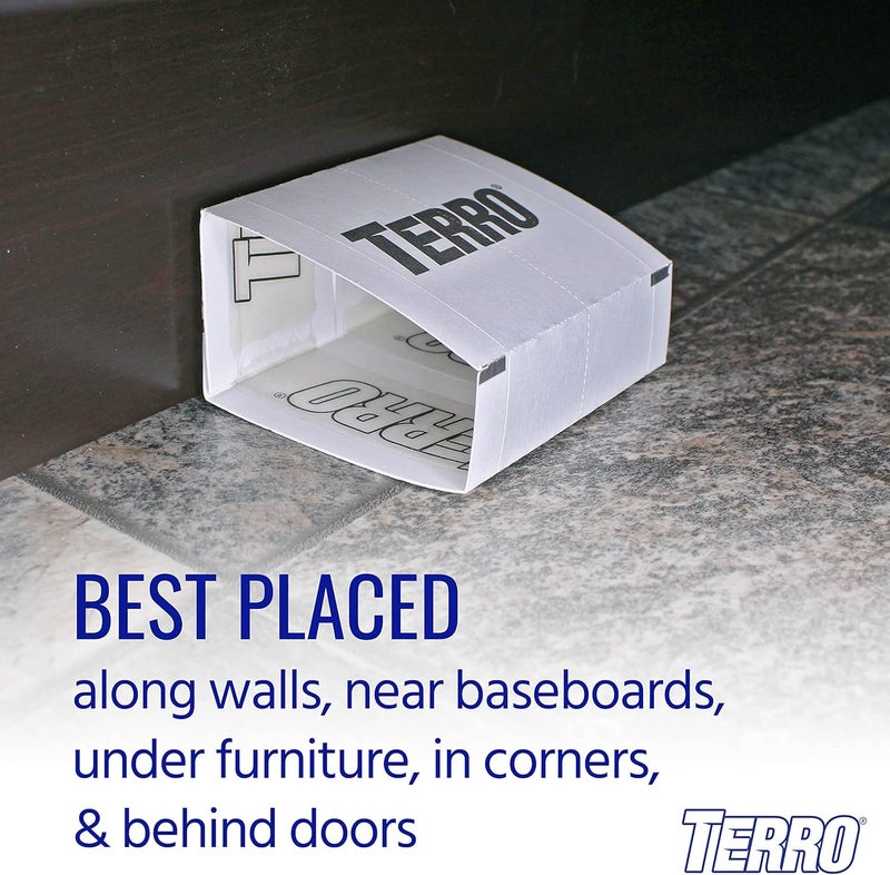 Terro T3206SR Non-Toxic Indoor Spider, Ant, Cockroach, Centipede, & Insect Traps - Includes 12 Bug Traps Indoor for Homes - Image 5